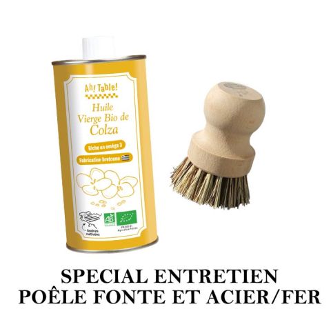 Accessoires pour l'entretien de la poêle Fonte